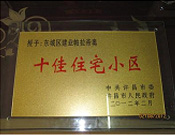 2012年2月9日，許昌建業(yè)帕拉帝奧被許昌市委市人民政府評為十佳住宅小區(qū)。